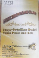 Precision Scale HO 31333 Marker Lamps w/Jewels G,R Clear, PRR Style Brass 