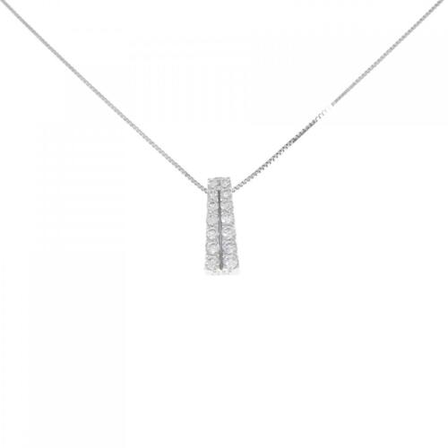 Auténtico Collar de Diamantes K18WG 0,25 CT #270-003-795-3215 - Imagen 1 de 6