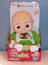 CoComelon Snack Time JJ Plush Singing Baby Doll Toy, Yes Yes Vegetables NIB