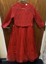 NEW Red Girls Dress For Special Occasions XL 16 