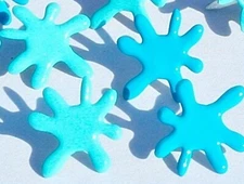 WATER SPLAT BRADS Summer Baby Bath Pool Scrapbooking Card Making Stamping