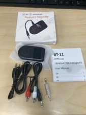 Bluetooth Transmitter Receiver with LCD Screen, 4-in-1 Wireless Audio V5.0 AUX