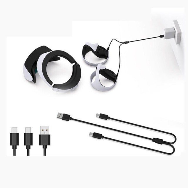 For PS VR2 Handle One Out Of Two Charging Cable for PS5 Handle Type-C Cable For PS VR2 Handle One Out Of Two Charging Cable for PS5 Handle Type-C Cable