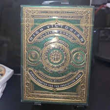 High Victorian Theory 11 Green Gold Sealed Premium Playing Cards