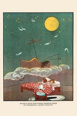 Shut Your Eyes While Mother Sings Eugene Field Poster Print