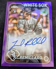 2024 Topps Chrome - Purple Refractor Autograph - Zach Remillard /250 (RC)