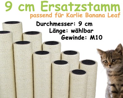 9 cm Sisalstamm, passend für Karlie Banana Leaf III und IV