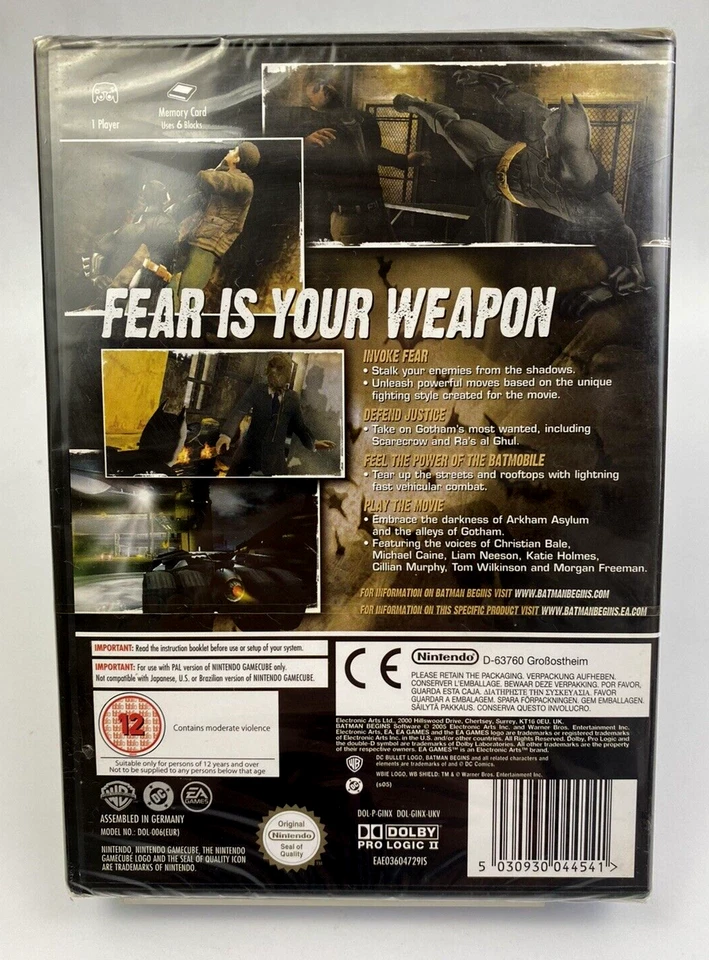 Gamecube Batman Begins ( 2005 ), UK Pal New, Nintendo Factory Sealed - Image 2 of 4