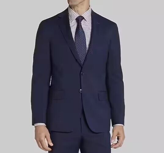 JOS A BANK Traveler Collection Wool Tailored Fit Suit Jacket 44R