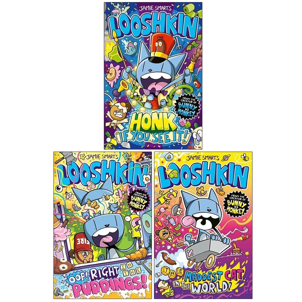 Looshkin Series Collection 3 Books Set by Jamie Smart Oof! Right in the Puddings - Image 4