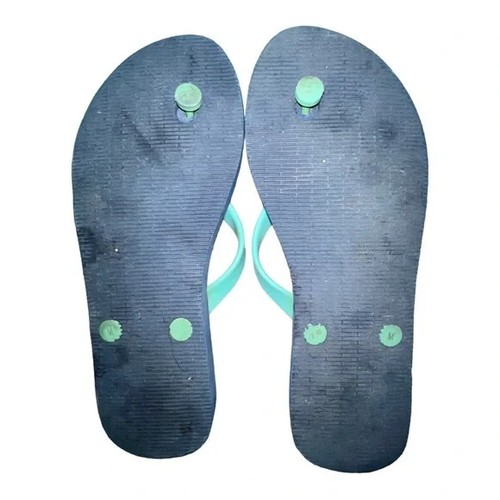 Vera Bradley Lot of Three Flip Flops Med 7-8 Happy Snails Marina Paisley Violet - 第 3/7 張圖片
