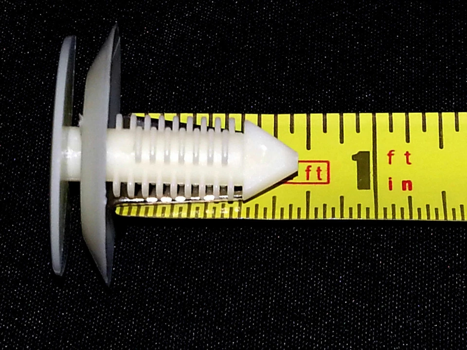 Clips de retención de panel de moldura lateral de puerta interior Ford Lincoln Mercury 76-96 20 piezas C Foto 4 de 4