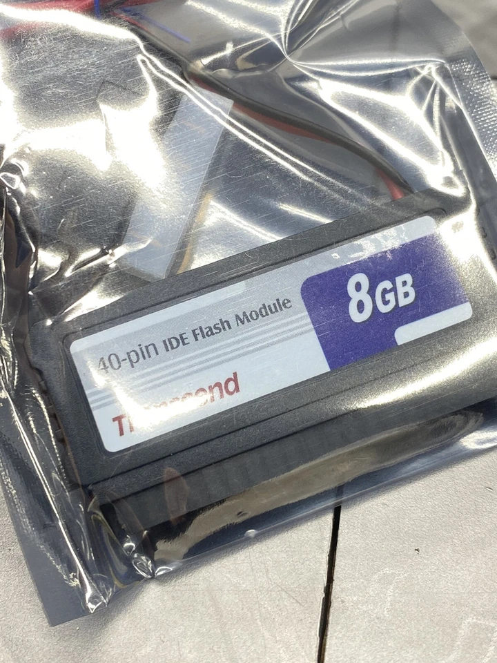 Módulo Flash IDE Transcend 8GB 40-pin + Conector 4-pin - Nuevo Foto 3 de 4