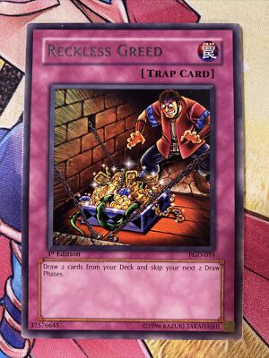 (AA) Reckless Greed PGD-051 Yu-Gi-Oh! Card Light Play 1st VLP