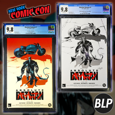Absolute Batman #1 CGC 9.8 Fernandez 1st PTG & 3rd PTG B&W Akira Homage Set