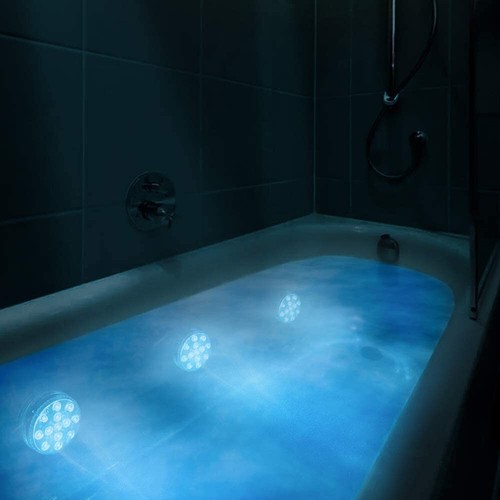 Submersible LED Lights Inground Pool Pond Decoration Waterproof Lighting +Remote - Picture 8 of 14