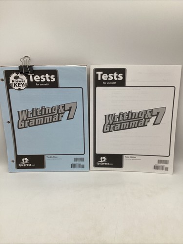 Bob Jones Writing & Grammar 7 Work text, Tests & Teacher (3rd Edition) - Imagen 17 de 21