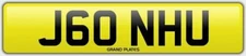 John U Jonny number plate Johny Johns CHERISHED REGISTRATION J60 NHU 1991 CAR ON