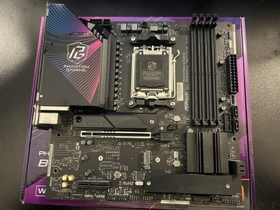 AsRock phantom gaming b850m riptide wifi AM5 microATX DDR5 Motherboard
