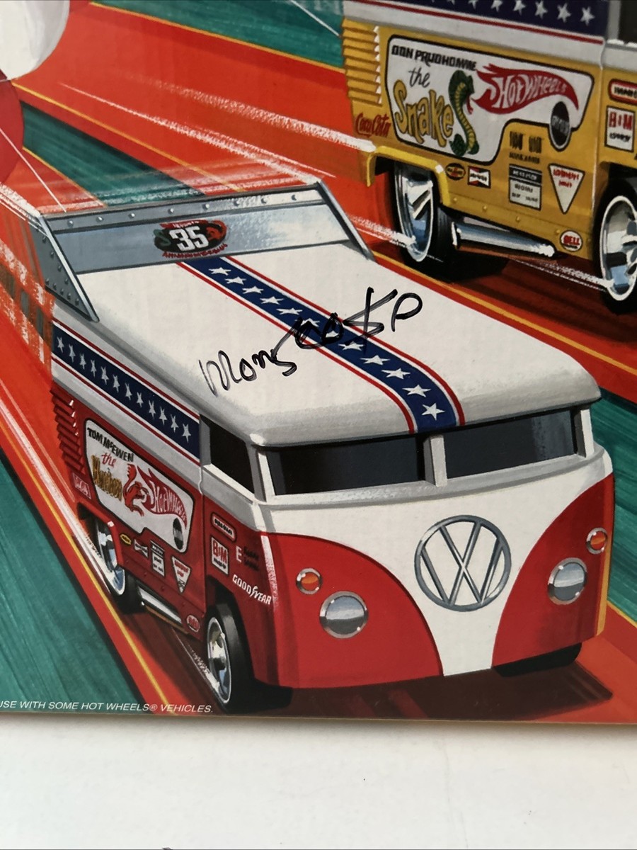 SIGNED Snake and Mongoose Hot Wheels Classics Drag Race Sets (2