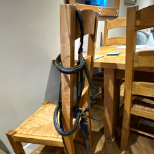 Black Leather comfort Bridle- Full Size Horse Bridle