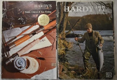 2 anciens catalogues de matériel de pêche HARDY'S 1972 et 1977. Tiges, moulinets, mouches. - Photo 1/4