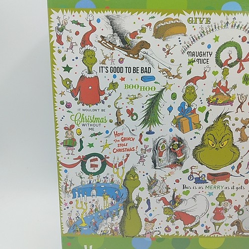 Aquarius HOW THE GRINCH STOLE CHRISTMAS 1000 pc puzzle 20" X 28"- EUC - Picture 2 of 4
