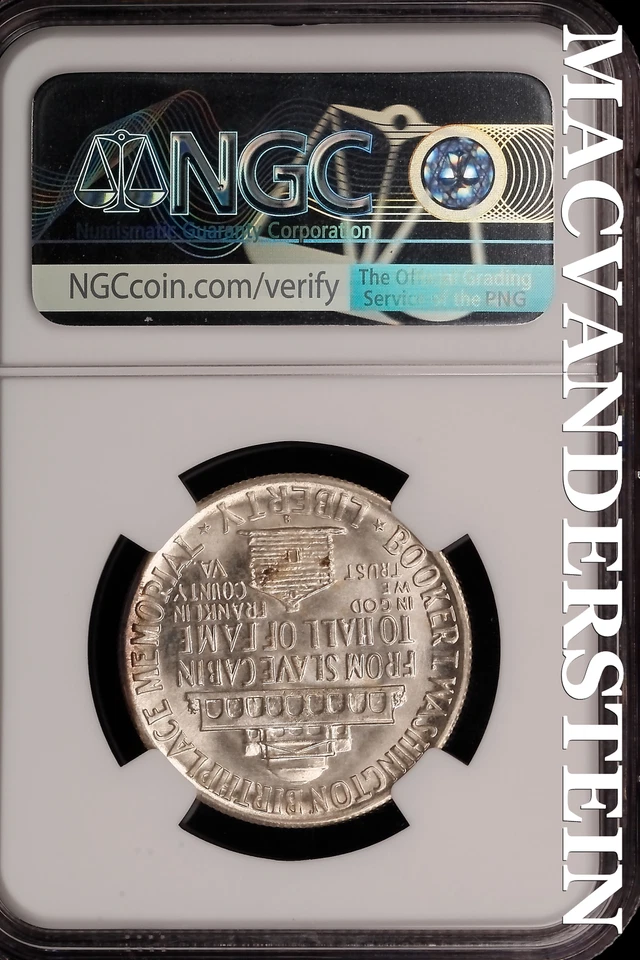 1951-S Booker T. Washington Commemorative Half Dollar - NGC MS 66 - #SLi337 - Image 2 of 2
