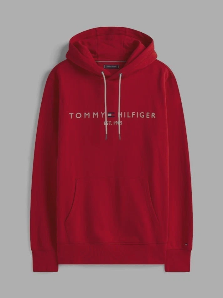 Tommy Hilfiger Est.1985 Embroidered Logo Hooded same day dispatch uk - Image 1 of 1