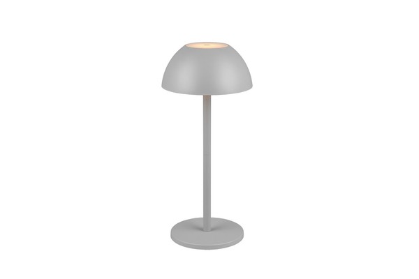 Reality Leuchten Tischleuchte Ricardo Led Akku Dh 13.50X30 Cm Grau-image