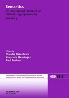 Semantics. Volume 3 Claudia Maienborn