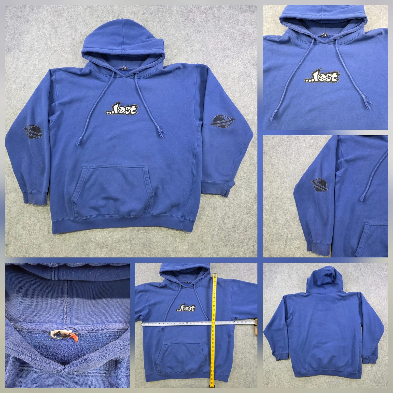 VTG ...Lost Hoodie Mens Large? Lost Enterprises Blue Graphic Pullover Sweatshirt
Opens in a new wind