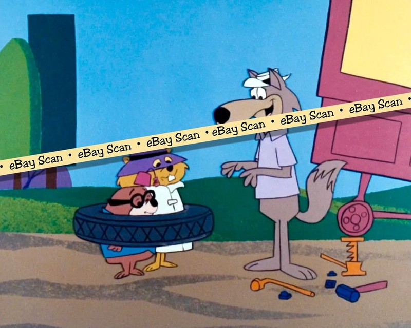 Rare! SECRET SQUIRREL & MOROCCO MOLE Cartoon Color TV Photo HANNA BARBERA Studio