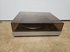 Vintage Philips 437 Turntable Synchro Belt Drive Record Player w Grado TESTED