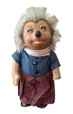 German Vintage Steiff Mohair Rubber Face Hedgehog Micki collectable 7in