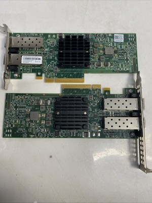 Qty. 2 Dell Broadcom 57412 Dual Port 10Gb SFP+ PCIe Adapter 0GMW01 GMW01