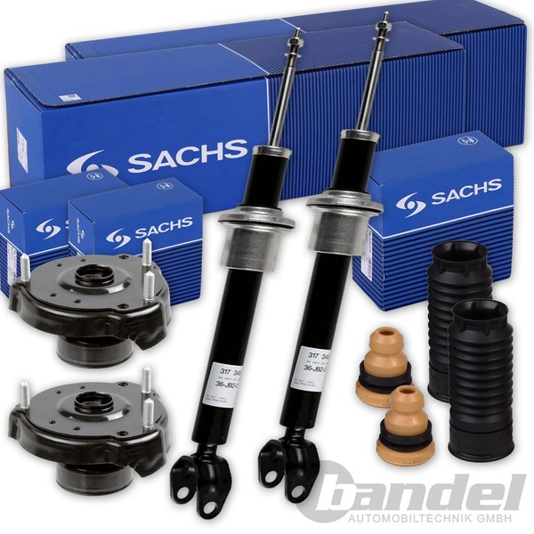 Sachs StossdÄMpfer+Domlager+Service KIT Vorne Passend FüR Mercedes E-KLASSE W211-image
