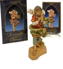 Fontanini Gabriel Figurine 1992 Boy Shepherd for 5" Nativity Box & Story Card