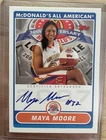 Maya Moore: 2007 McDonald's All American Portrait #MM on card autograph RARE XRC