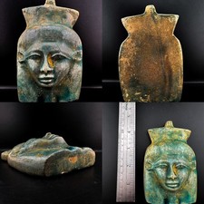 Ancient Egyptian Antiques Faience Pharaoh Path Crafts Architects Glazed Ceramic