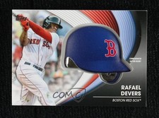 2022 Topps Series 2 Batting Helmet Commemorative Relics Rafael Devers 10b8