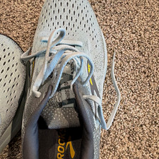 Brooks Ghost Men  s Running Sneakers Gray Low Top Mesh Lace Up 1104181D422