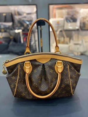 Louis Vuitton Tivoli PM M40143 Monogram Canvas Leather Handbag