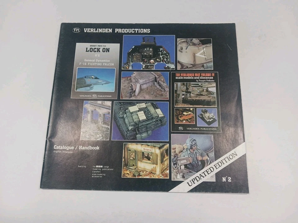 Lot Of 3 Verlinden Catalogs / Handbook Military Miniature Modeling 1990 # 7 & 8 - Image 2 of 4