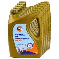 Motoröl Gulf Formula GX 5W-40 5 X 4 Liter für Audi BMW Citroen Dacia Hyundai