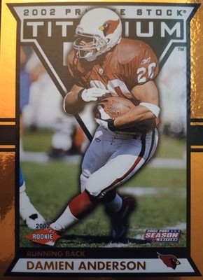 2002 Titanium Football Post Season Rookie RC Singles xxx/699 - You Choose