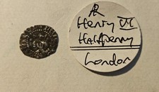 Henry V1 Half Penny Coin, London Mint,