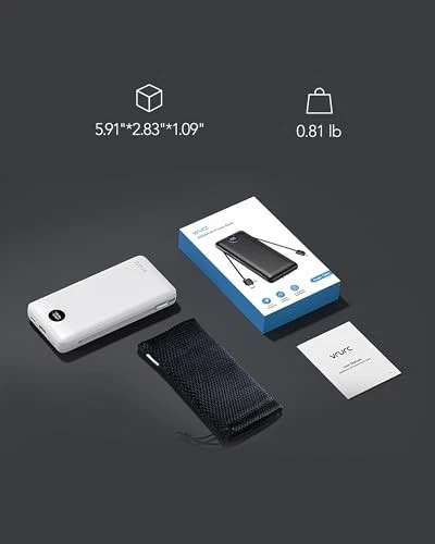 20000mAh Fast Charging Power Bank with USB-C, 4 Outputs & 2 Inputs 20000mAh Fast Charging Power Bank with USB-C, 4 Outputs & 2 Inputs