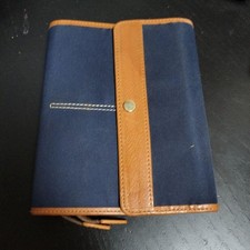 Hobonichi Techo Cover Navy and Brown