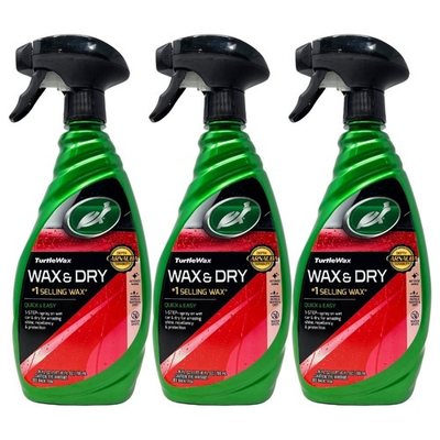 #ad 3 Pack Turtle Wax Quick amp; Easy 1 Step Wax amp; Dry CARNUBA Spray Wax 26 oz $19.99